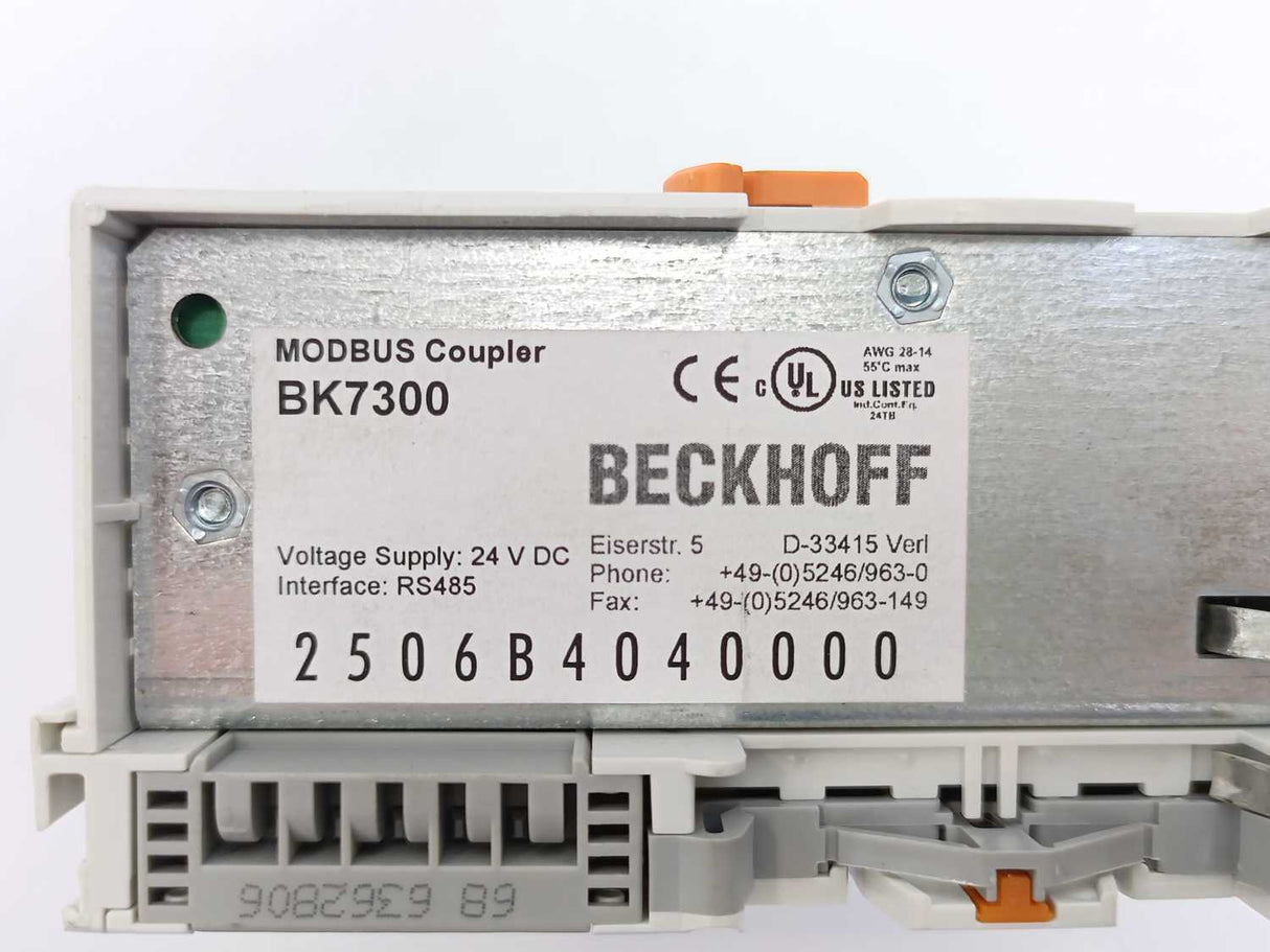 Beckhoff BK7300 Modbus Coupler