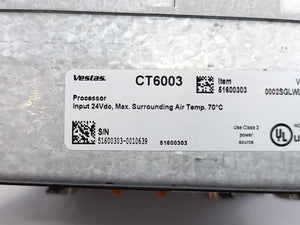 Vestas CT6003 PLC Processor 24VDC 51600303, With: 2pcs. CT6251