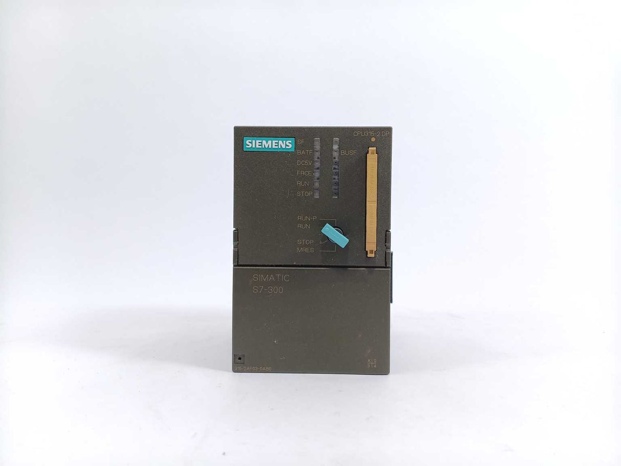 Siemens 6ES7315-2AF03-0AB0 Simatic S7-300 CPU315-2 DP With: 6ES7951-0KD00-0AA0