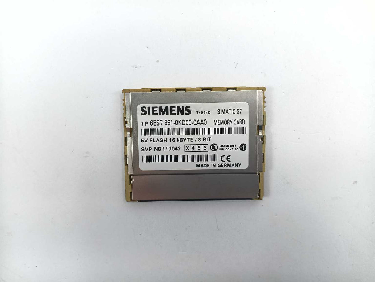 Siemens 6ES7315-2AF03-0AB0 Simatic S7-300 CPU315-2 DP With: 6ES7951-0KD00-0AA0