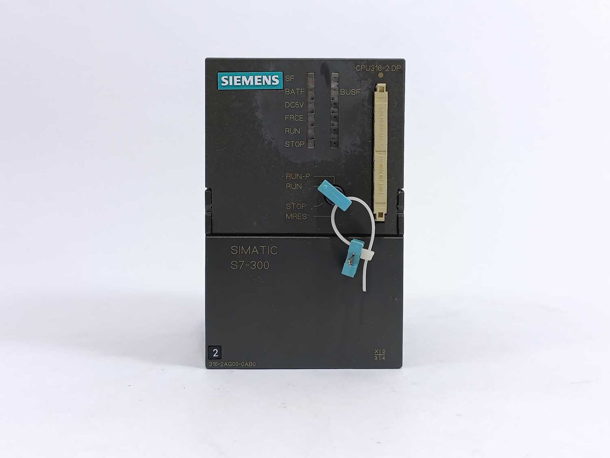 Siemens 6ES7316-2AG00-0AB0 Simatic S7-300, CPU 316-2 DP, W: 6ES7951-0KG00-0AA0