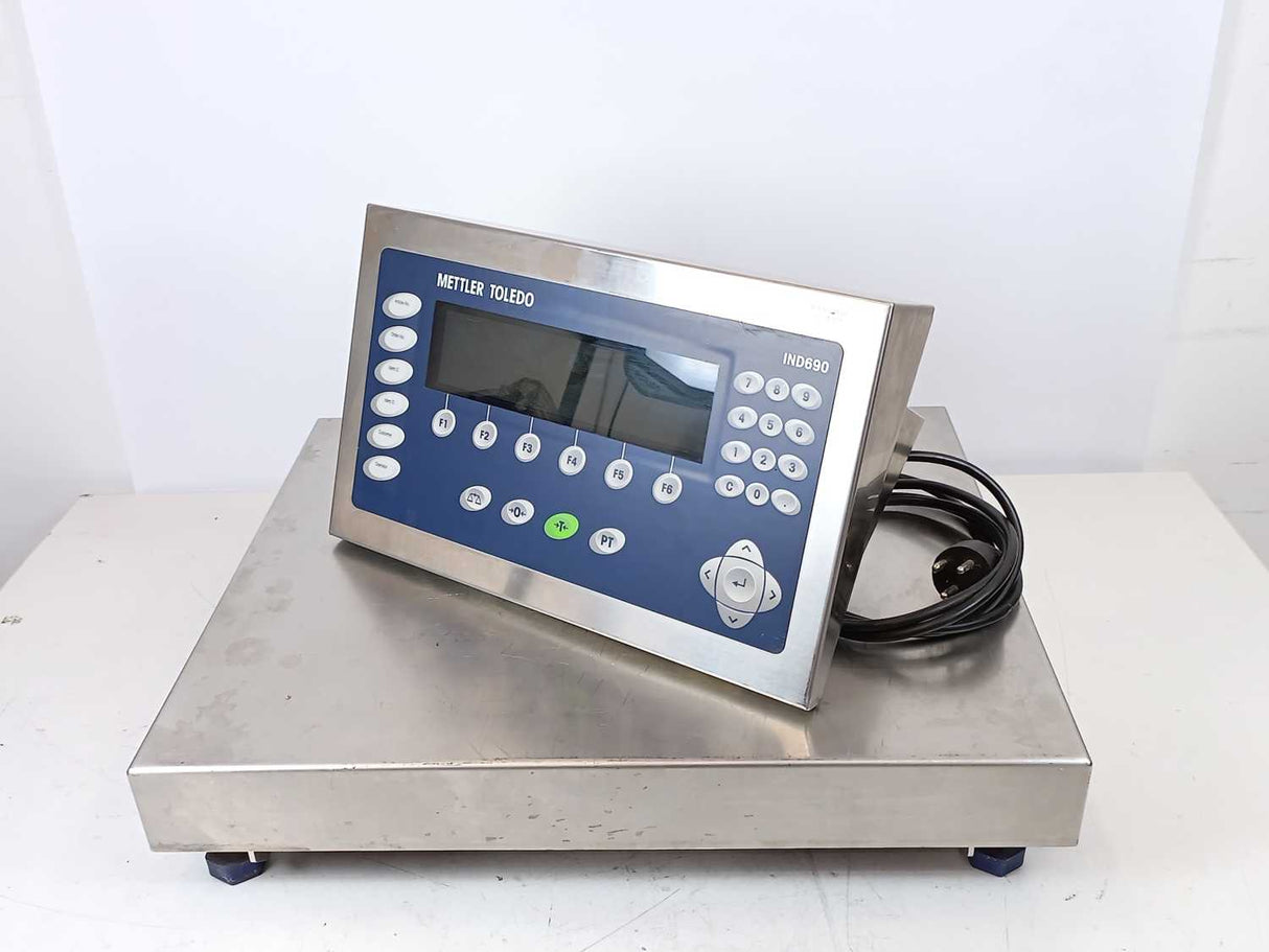 Mettler Toledo IND690 Desk Weighing Terminal, With: PBA430-B150, Cap 100kg
