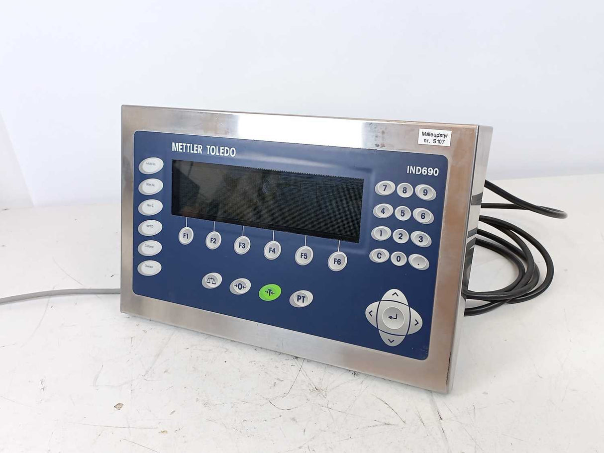 Mettler Toledo IND690 Desk Weighing Terminal, With: PBA430-B150, Cap 100kg