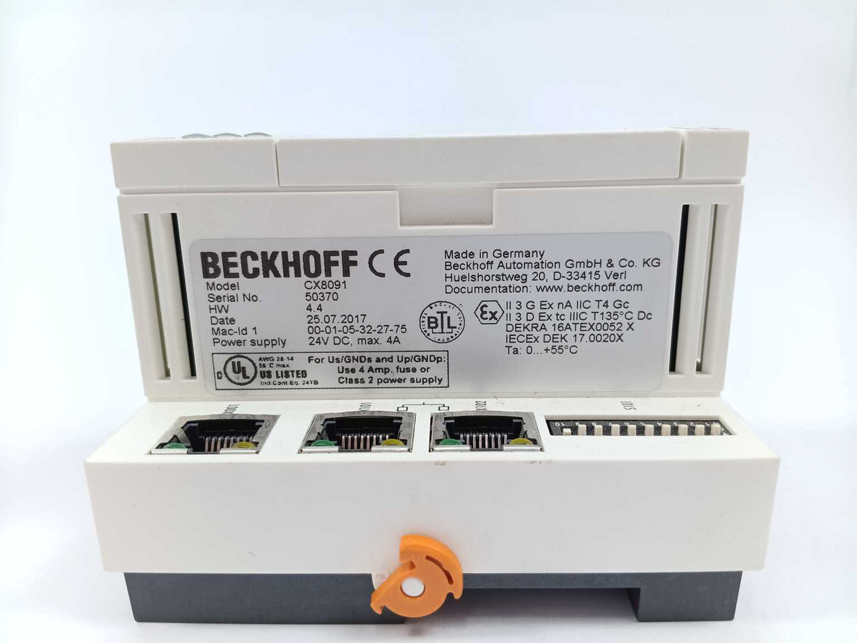 Beckhoff CX8091  Embedded PC with Arm9™, OPC UA