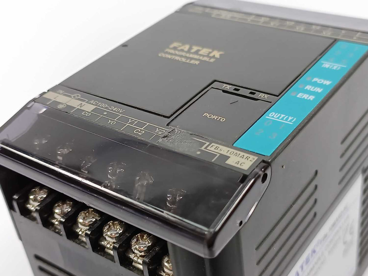 Fatek FBS-10MAR2-AC PLC, Power: 100-240VAC 50/60Hz 21W