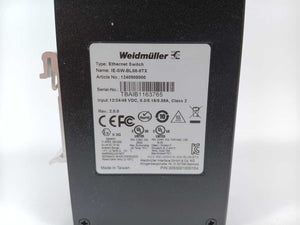 Weidmüller 1240900000 IE-SW-BL08-8TX Ethernet Switch