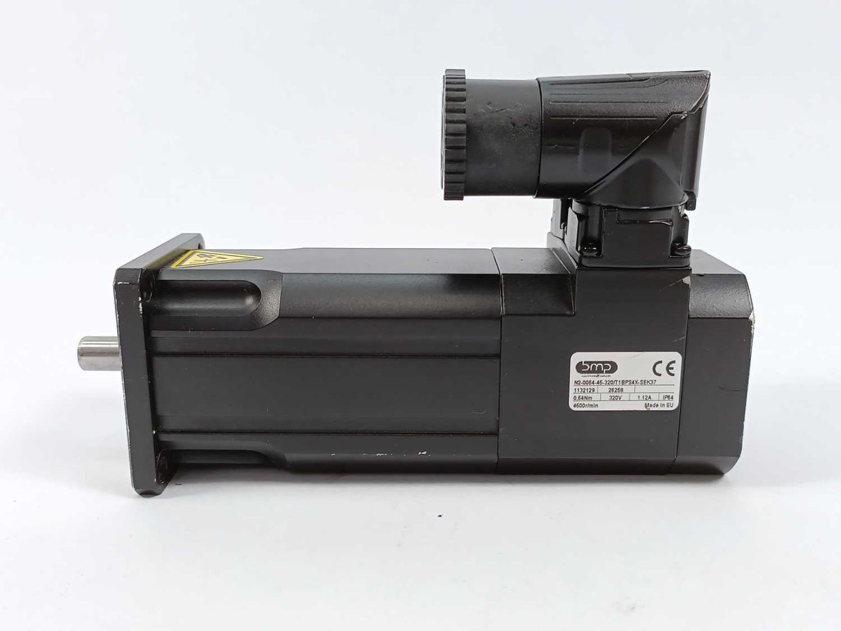 BMP N2-0054-45-320/T1BPS4X-SEK37 Motor 0.54Nm, 320V 4500r/min 1.12A IP64