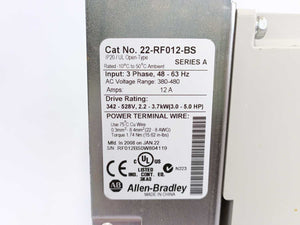 AB 22B-D1P4N104 Ser. A 3-Phase PowerFlex 40 TL-Series Servo Motor