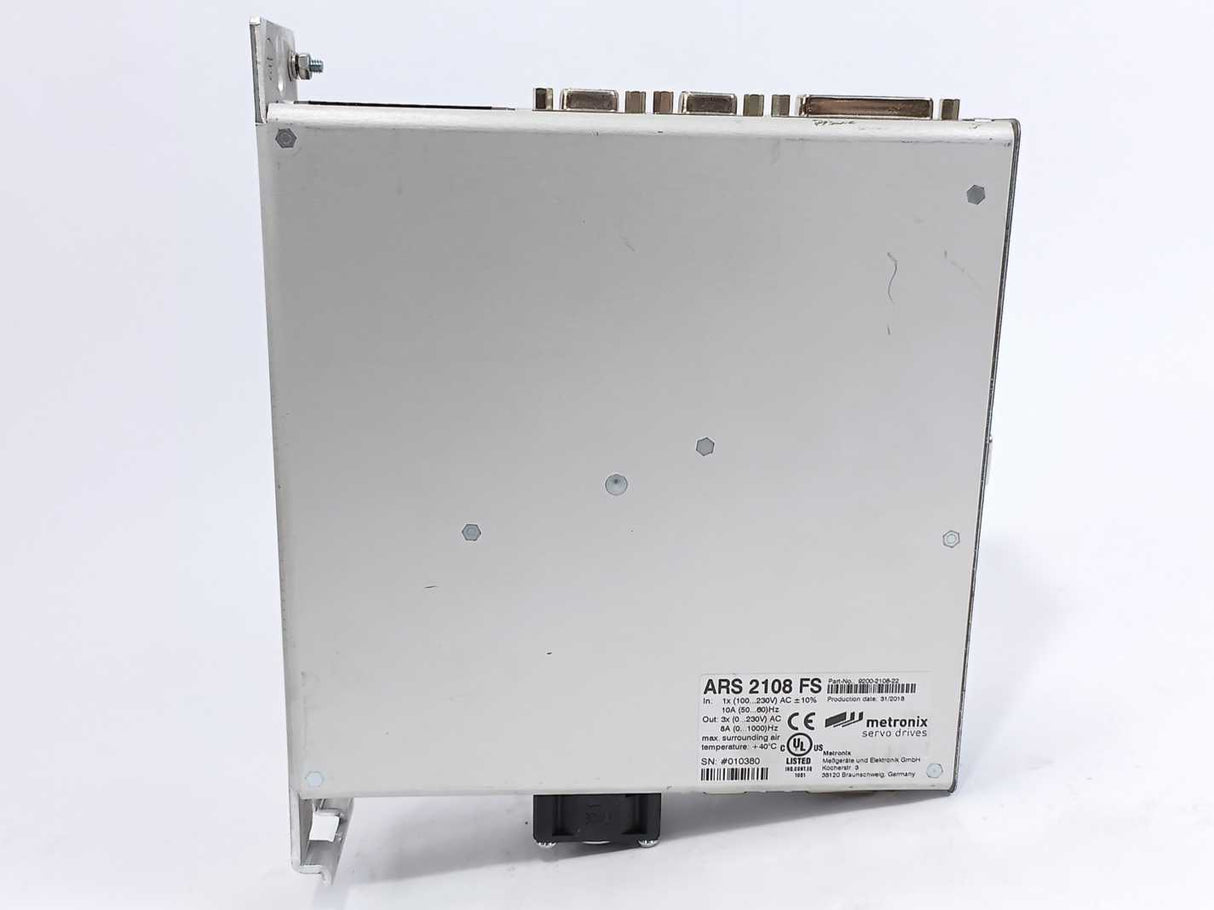 Metronix ARS 2108 FS STO Servo Positioning Controller