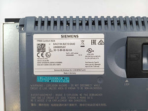 Siemens 6AV2144-8JC10-0AA0 SIMATIC HMI TP900 Comfort INOX Touch Panel