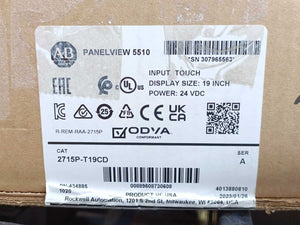 AB 2715P-T19CD Ser. A PANELVIEW 5510 Graphic Terminal