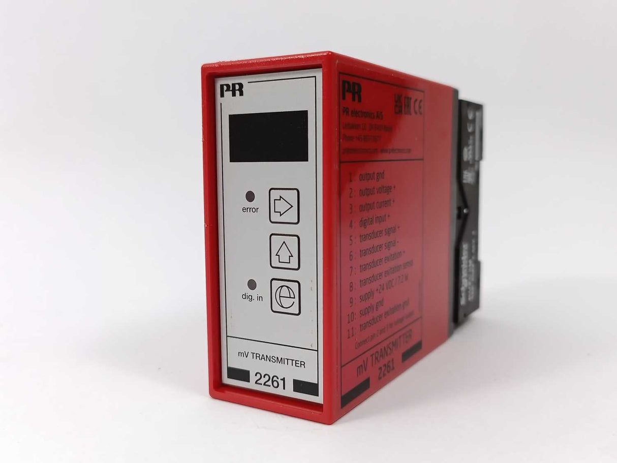 PR Electronics 2261 mV TRANSMITTER 24V, w/ RUZC3M