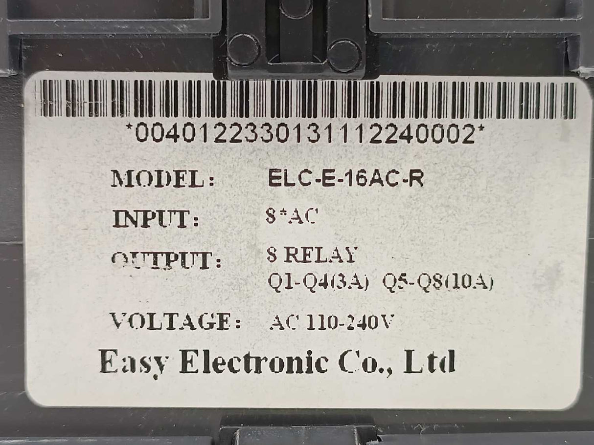 Easy Electronic Co. Ltd ELC-E-16AC-R Programmable Logic Controller, AC110-240V