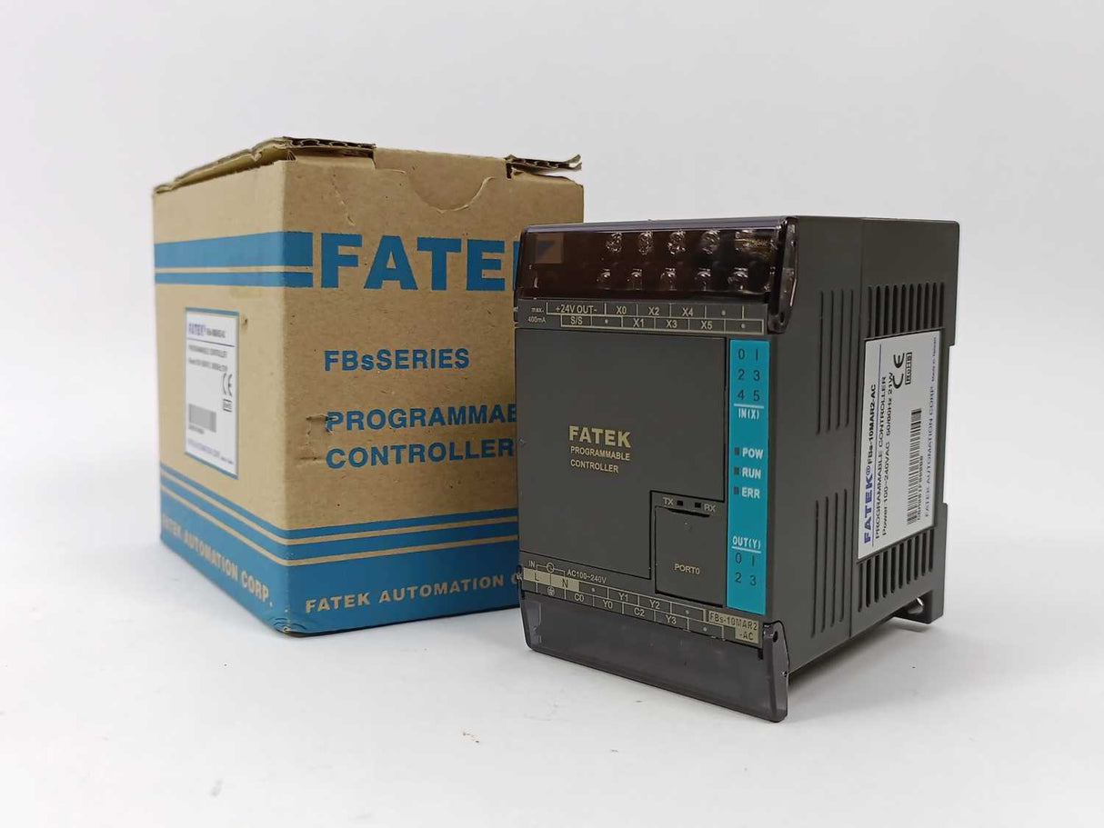 Fatek FBS-10MAR2-AC PLC, Power: 100-240VAC 50/60Hz 21W