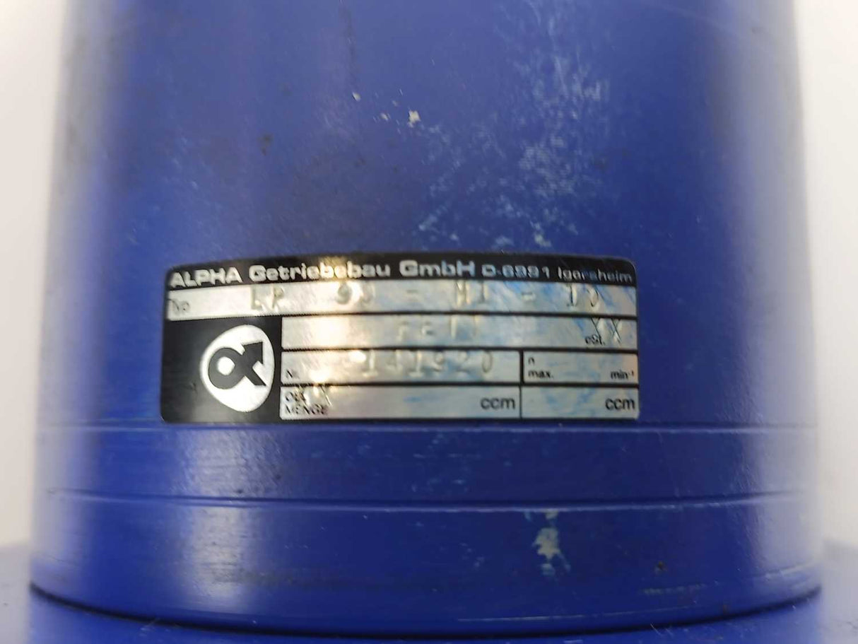 Alpha LP 90-M1-10 Planetary Gearbox