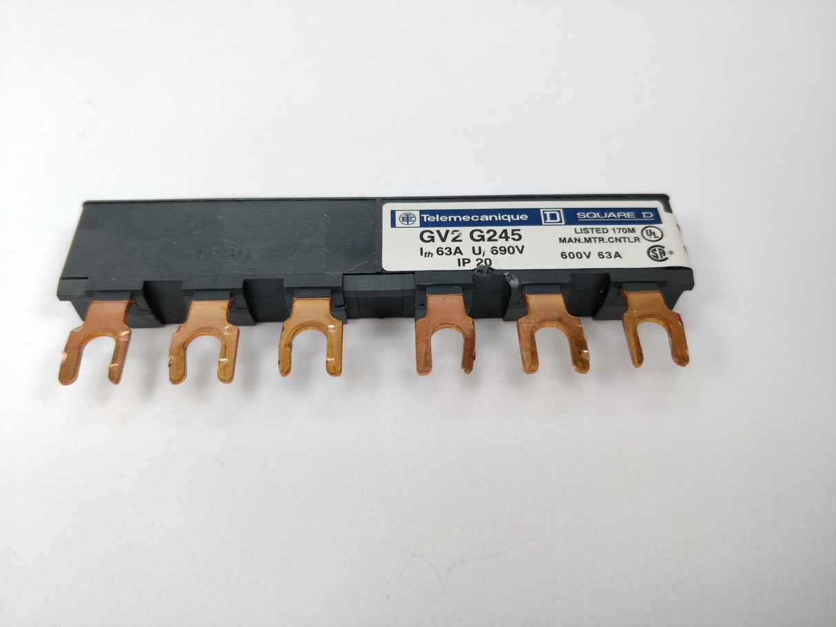Schneider Electric GV2 G245 REVERSING STARTER CONTACTOR BUSS BAR 63A 690V
