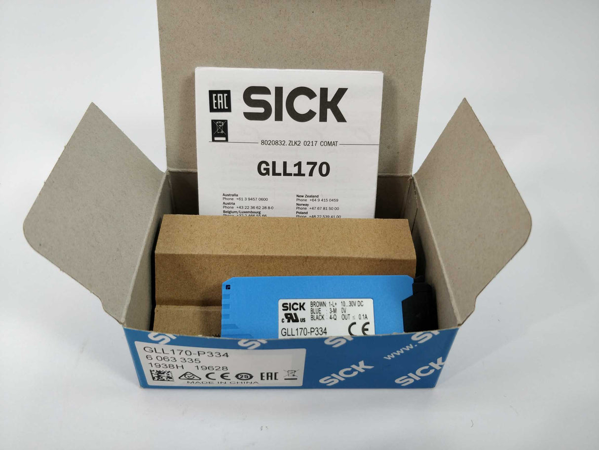 SICK GLL 170-P334 Fiber Optic Sensor