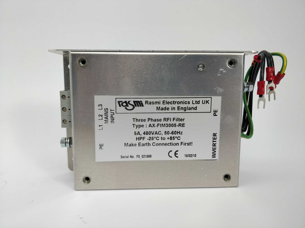 Rasmi AX-FIM3005-RE Three phase RFI filter