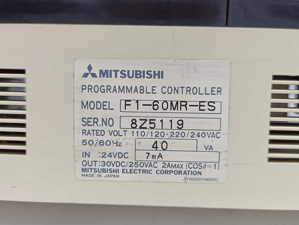Mitsubishi F1-60MR-ES Melsec Programmable controller