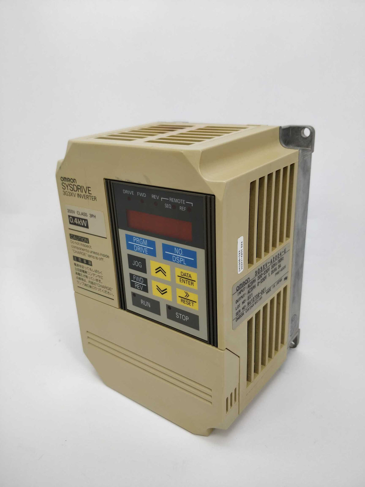 OMRON 3G3XV-A2004-E Sysdrive 3G3XV inverter 0.4kW 0-230V