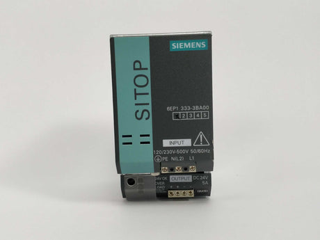 Siemens 6EP1333-3BA00 SITOP modular 5A 1/2 ph E01