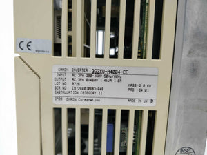 OMRON 3G3XV-AB004-CE 3G3XVAB004CE Sysdrive, Outp:1.6A,1.4kVA