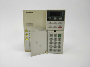 Mitsubishi FR-A024-S0.75K-EC Inverter with FR-PU03E 0.75kW 0.2-400Hz