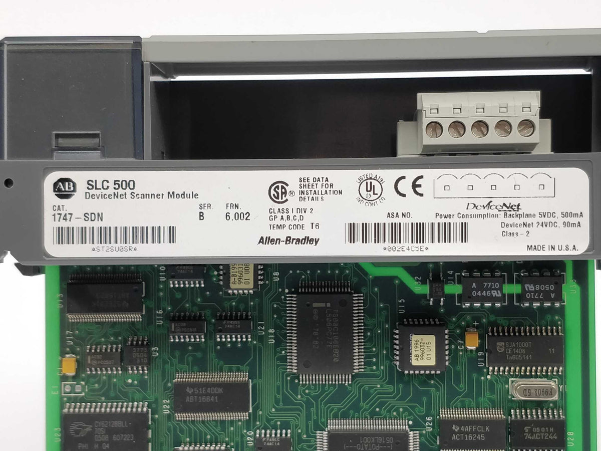 Slc Scanner Module AB 1747-SDN SLC 500 DeviceNet Scanner Module Ser. B – Buy2Sell ApS