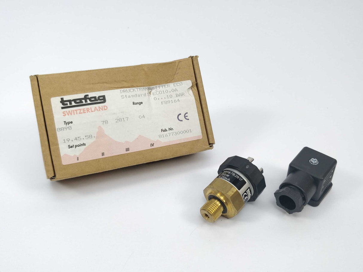 Trafag Switzerland 8898.78.2817 8898 Ecotrans Pressure Transmitter