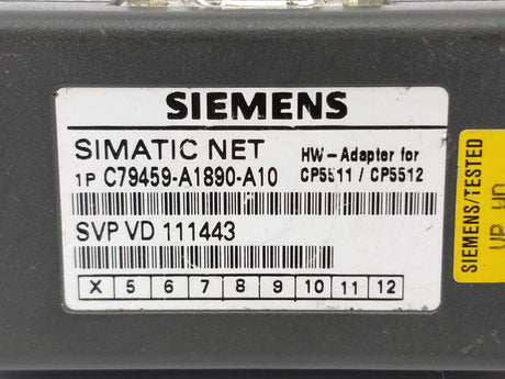 Siemens C79459-A1890-A10 HW Adapter E04 + 6GK1551-2AA00 E02