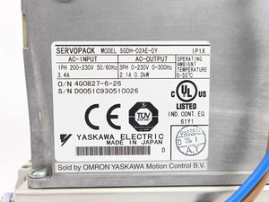 OMRON / YASKAWA SGDH-02AE-OY SERVOPACK Servo Drive