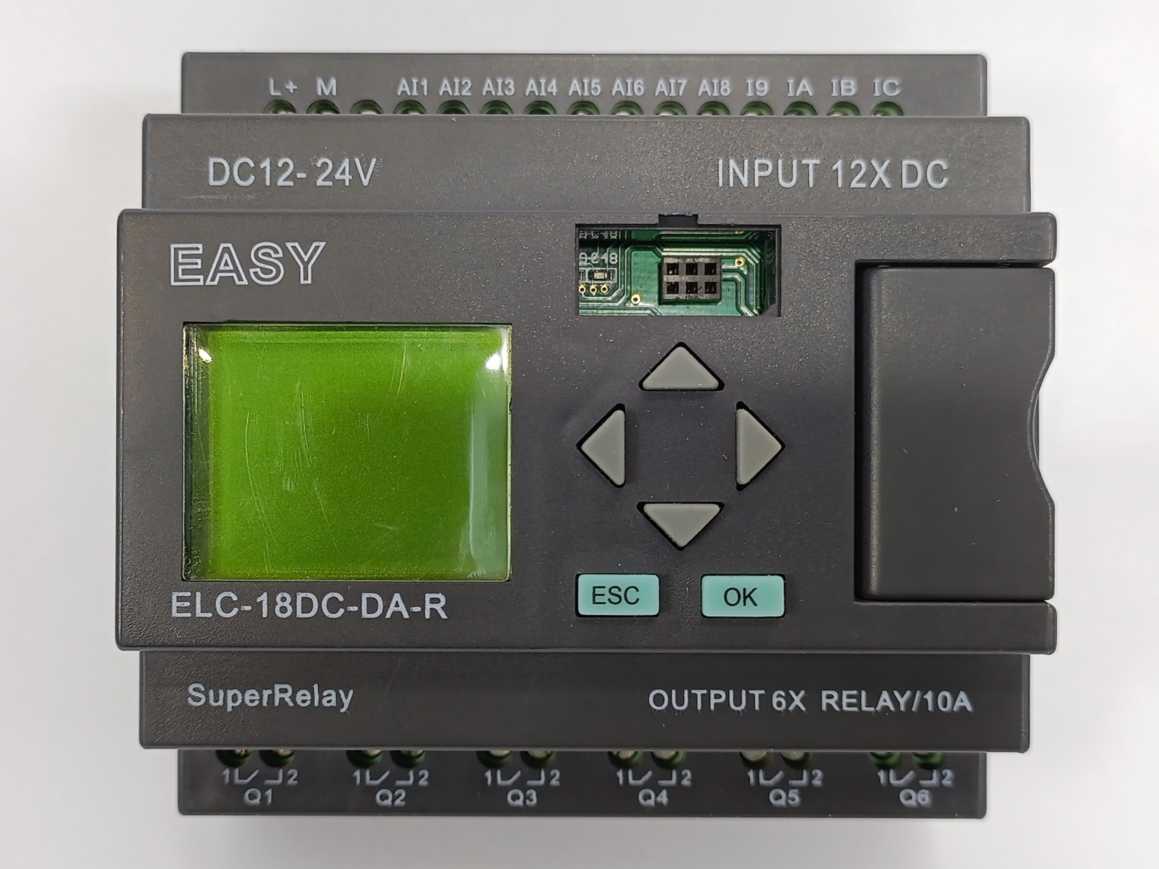 Easy Electronic Co. Ltd ELC-18DC-DA-R Micro Programmable Logic Controller