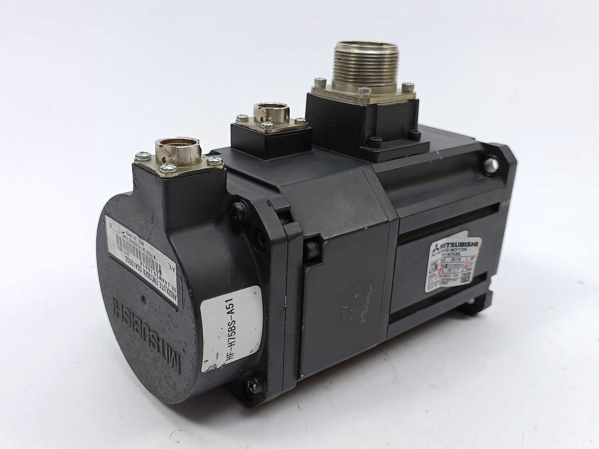 Mitsubishi HF-H75BS-A51 Servo Motor w/ Mitsubishi OSA105S5 Encoder