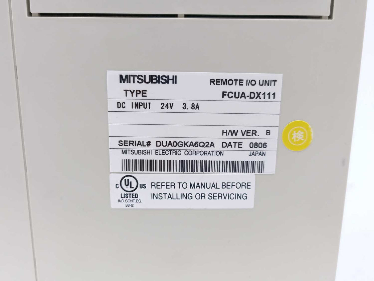 Mitsubishi FCUA-DX111 Remote I/O unit