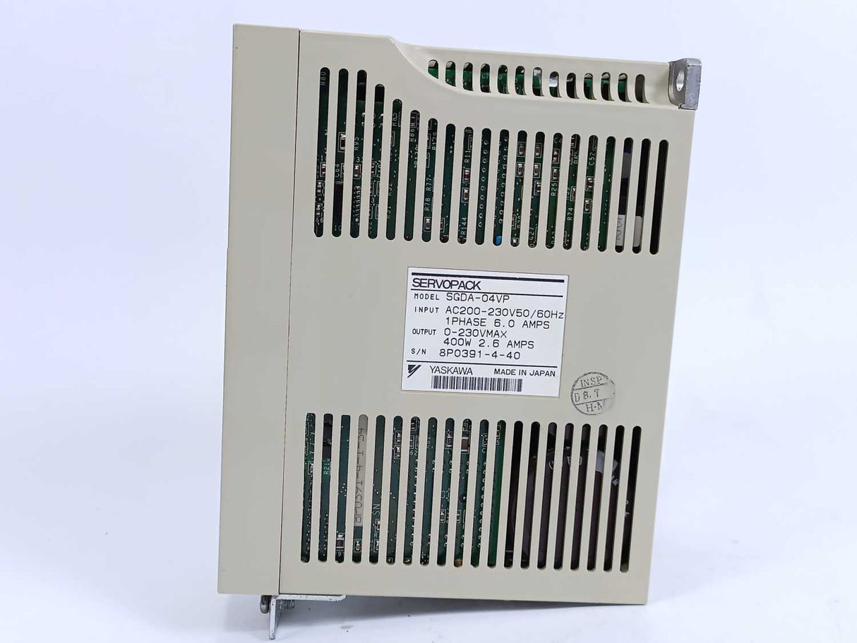 YASKAWA SGDA-04VP 0-230V 400W 2.6A SERVOPACK Servo Drive
