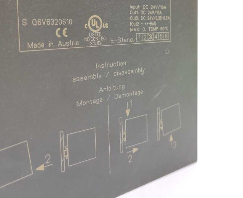 Siemens 6EP1931-2EC21 DC-USV-Modul 15 Power Supply