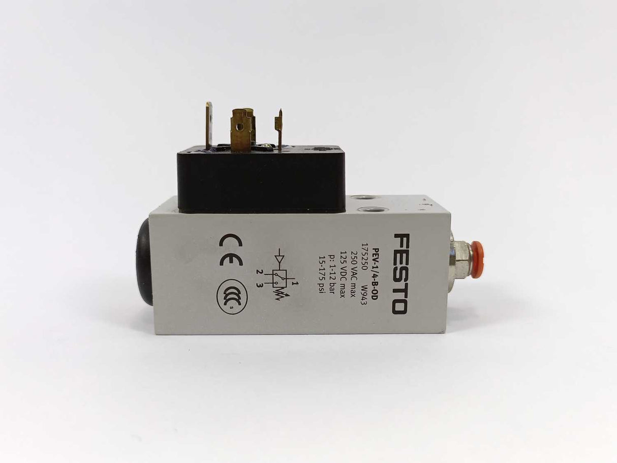 Festo 175250 PEV-1/4-B-OD Pressure Switch