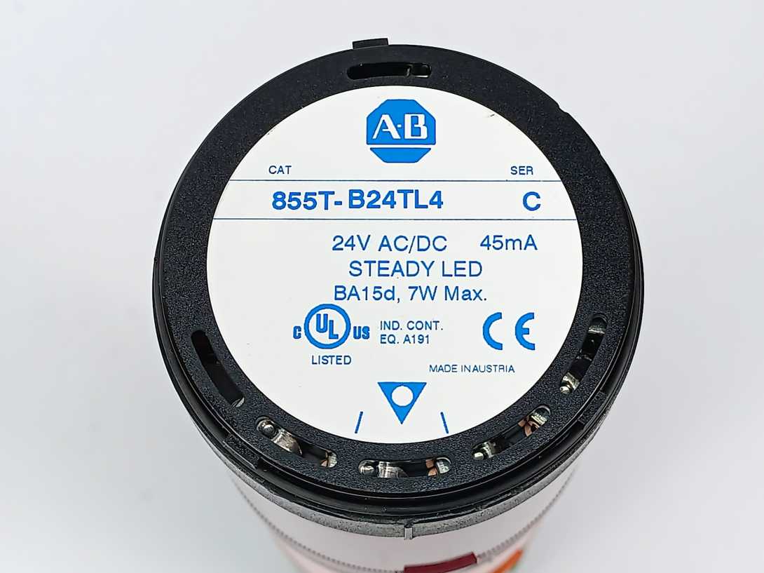 AB 855T-BPM10 Ser. B Stacking Light Base W/ 4 Color Lights