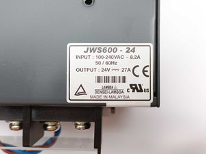 Densei-Lambda JWS600-24 Power Supply 24V 27A 50/60Hz