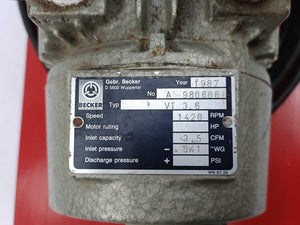 Becker D71A4 Vacuum Pump