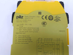 Pilz 751103 PNOZ s3 C 24VDC 2n/o Safety Relay