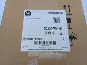 AB VPF-B0633T-PJ12AF Kinetic VP Food Grade Servo Motor Ser. A