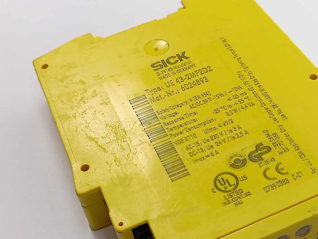 SICK 6024893 Safety Relay, Type: UE43-2MF2D2