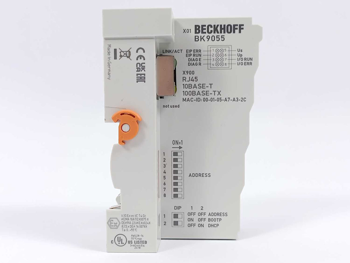 Beckhoff BK9055 EtherNet/IP Bus Coupler 24 V DC