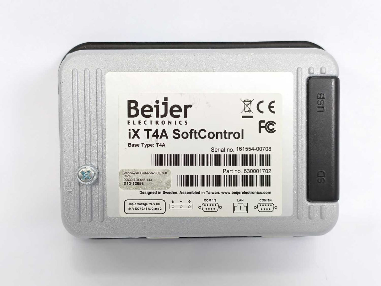 BEIJER ELECTRONICS 630001702 T4A iX SoftControl Touch Operator Panel