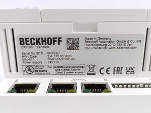 Beckhoff CX8190 Embedded PC with Arm Cortex-A9 and 2-port Ethernet Switch 24V DC