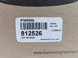BANNER R70SR2MQ Serial Data Radio 12-24Vdc