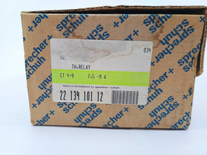 Sprecher+Schuh CT4-9 Thermal Overload Relay 7.5-9A 10 Pcs.