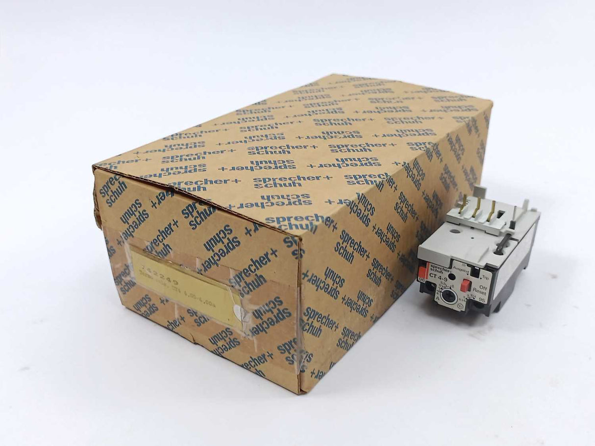 Sprecher+Schuh CT4-9 Thermal Overload Relay 4-6A. 5 Pcs.