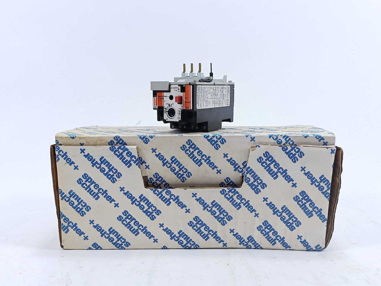 Sprecher+Schuh CT4-9 Thermal Overload Relay 1.8-2.7A. 6 Pcs.